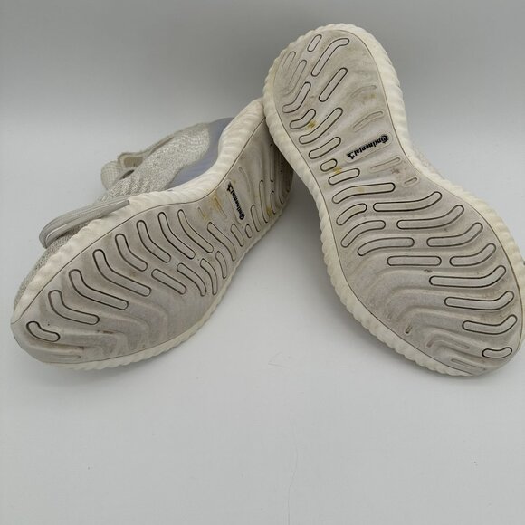 Adidas Alphabounce Mens Size 10.5 White Running Shoes ID AQ0572 - Picture 8 of 9